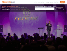Tablet Screenshot of mastermindevent.com